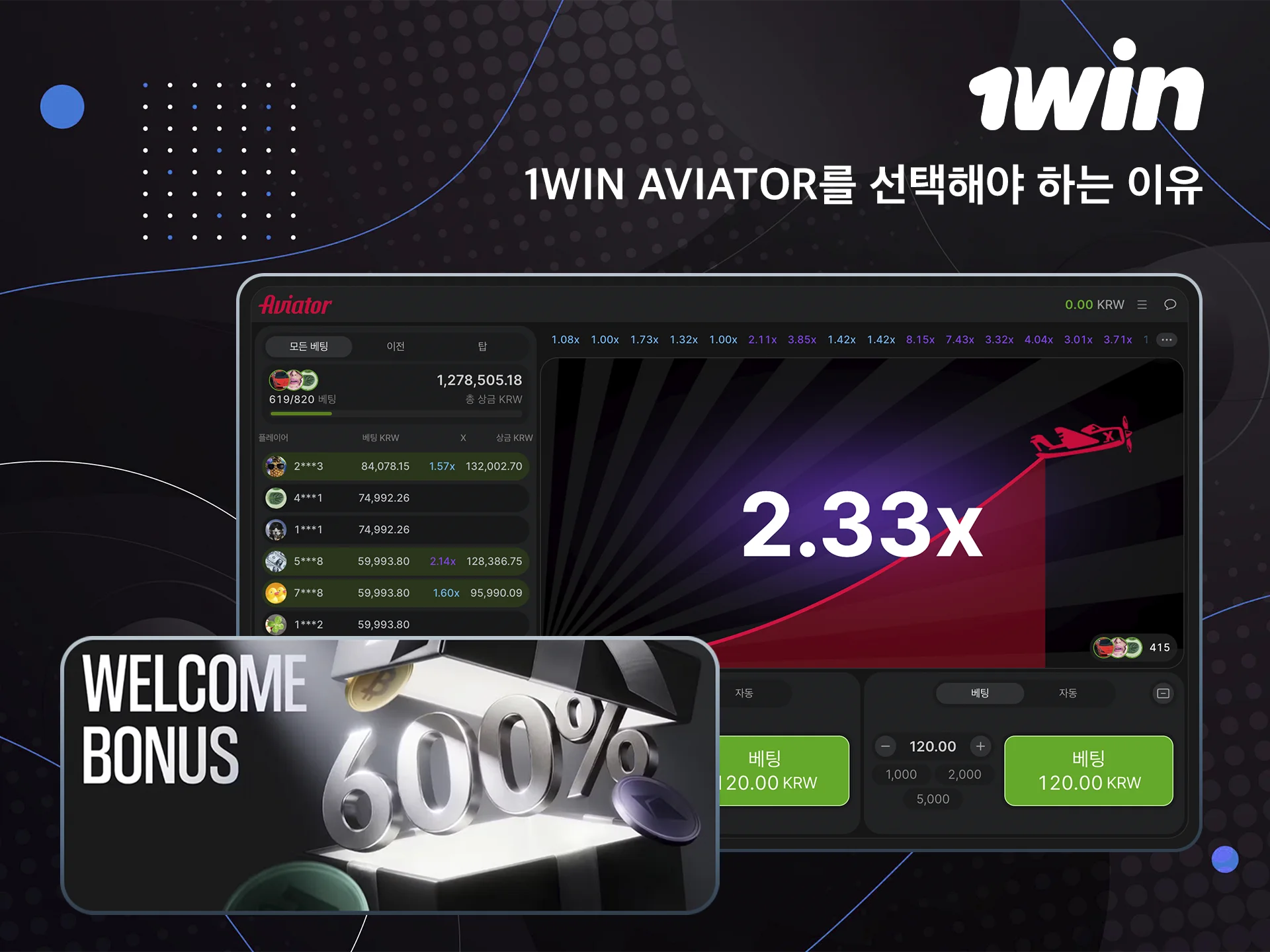 1win 카지노 이용자들이 왜 Aviator 게임을 그토록 좋아하는지 알아보세요.